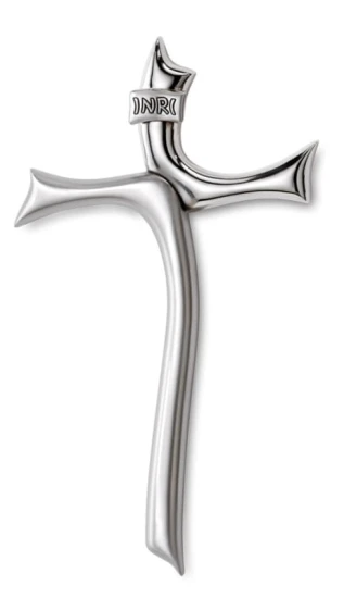 Krzyż srebrny - 25cm