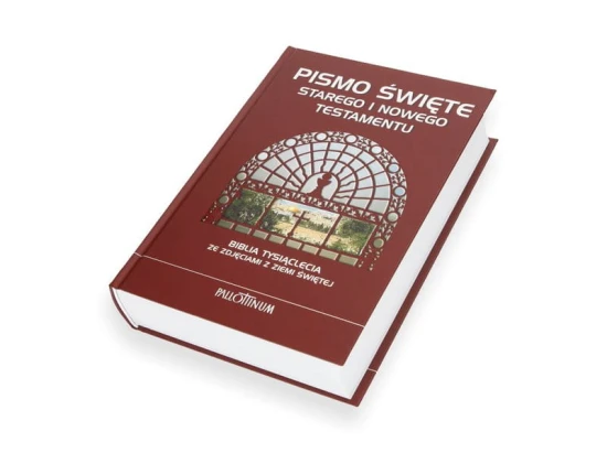Biblia Tysiąclecia ze zdjęciami z Ziemi Świętej