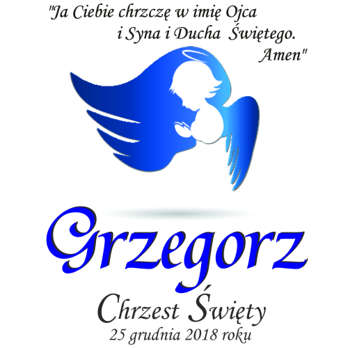 Świeca i szatka do chrztu z imieniem i ozdobnym stroikiem MGIEŁKA (chusta)