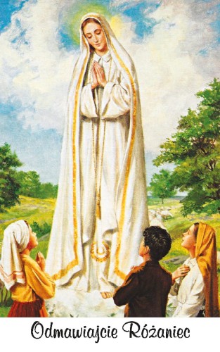 Karta modlitwa - Odmawiajcie Różaniec 8,5x5,4 cm