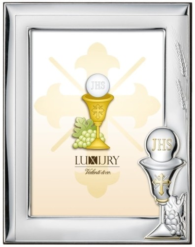 Srebrna rama na zdjęcie z motywem IHS