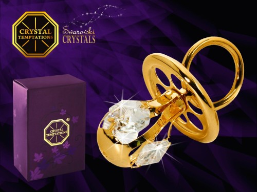 Smoczek z oryginalnymi kryształkami Swarovskiego