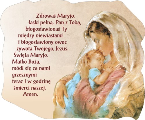MAGNES - Zdrowaś Maryjo 11x9cm