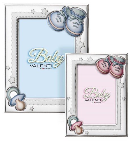 Ramka srebra z motywem bucików w kolorystyce do wyboru