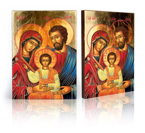 Ikona Święta Rodzina z certyfikatem