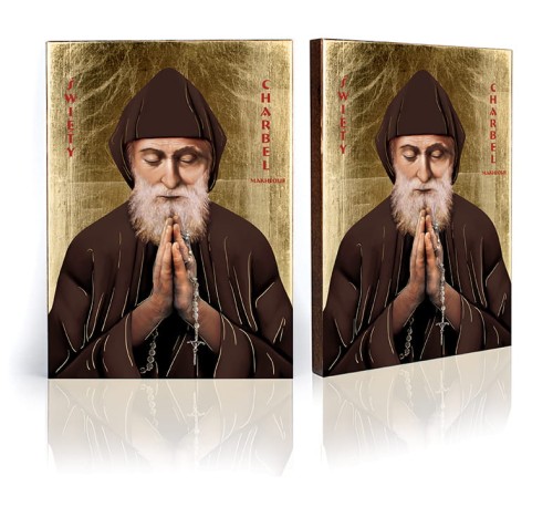 Ikona Święty Charbel Makhlou z certyfikatem