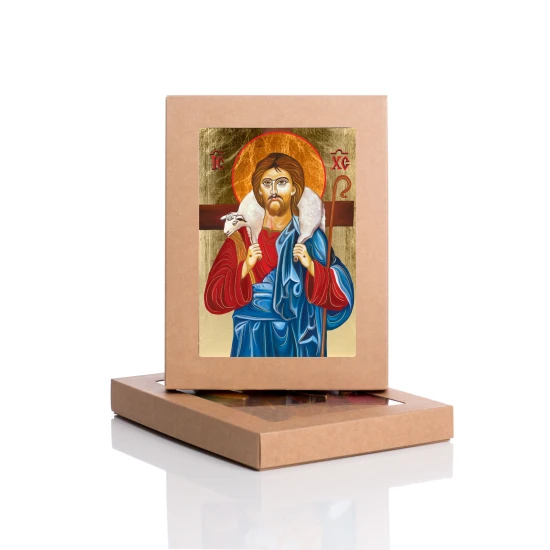 Ikona Jezus Chrystus Dobry Pasterz z certyfikatem
