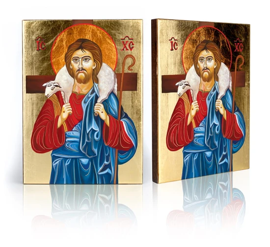 Ikona Jezus Chrystus Dobry Pasterz z certyfikatem