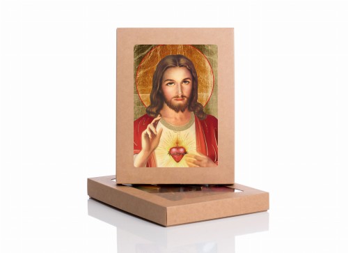 Ikona Serce Jezusa z certyfikatem