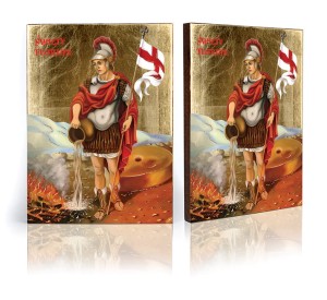 Ikona Święty Florian z certyfikatem