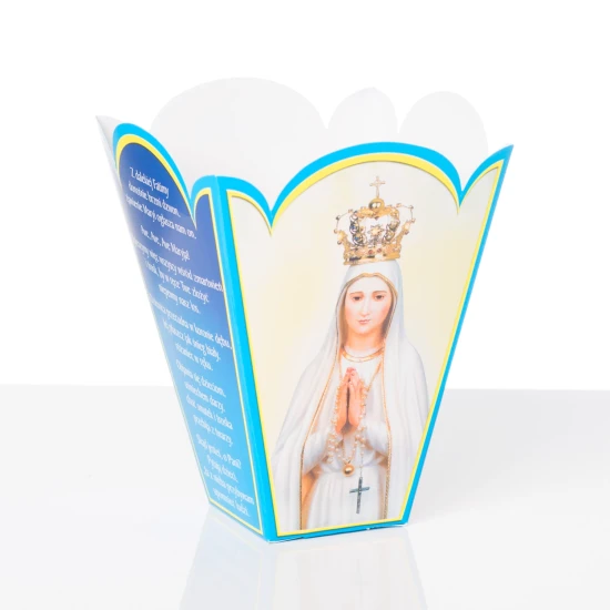 Okapnik / osłonka do świecy - papierowy