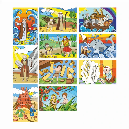 Puzzle Stary Testament - 10 obrazków w komplecie!