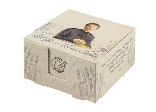 Myśli św. Jana Bosko - Notes biurkowy z sentencjami