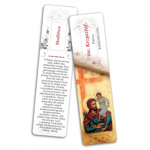 Zakładka do książki - Święty Krzysztof