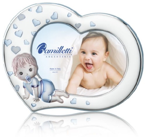 Srebrna ramka na zdjęcie dla dziecka Camittetti
