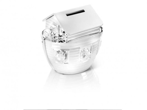 Posrebrzana skarbonka Arka Nowego - Pamiątka & Upominek