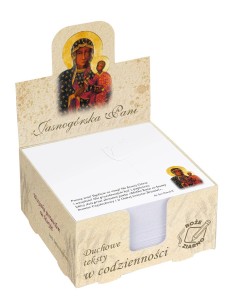 Notes biurkowy z sentencjami - Jasnogórska Pani