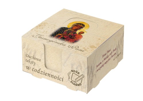 Jasnogórska Pani - Notes biurkowy z sentencjami