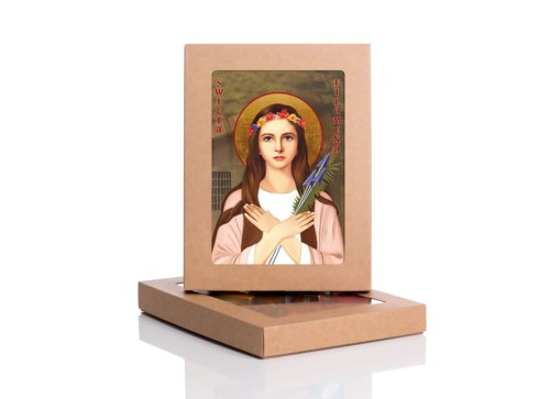Ikona Święta Filomena z certyfikatem - 17x23cm