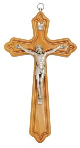 Krzyż z drzewa oliwnego - 20cm 