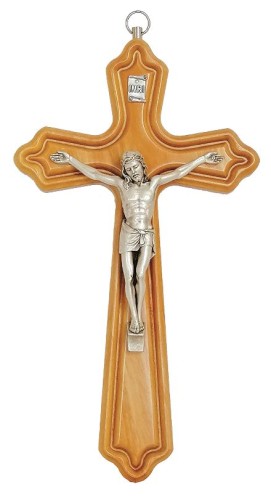 Krzyż z drzewa oliwnego - 20cm