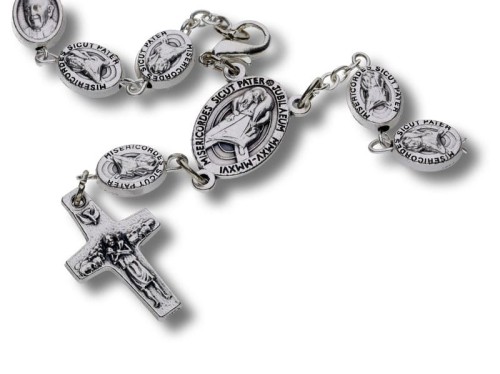 Różaniec "10tka" Jubileusz Roku Miłosierdzia - 21cm