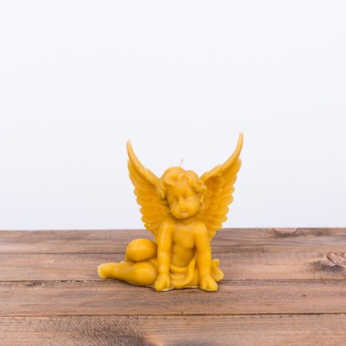 Świeca woskowa ANIOŁ SIEDZĄCY DUŻY