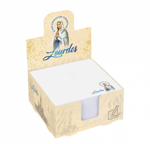 Notes biurkowy z sentencjami - Lourdes