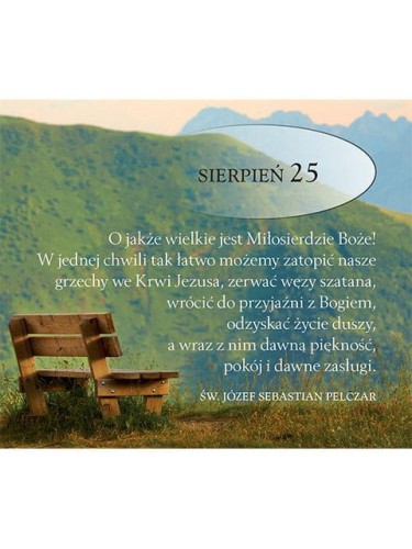 Codziennik na biurko. 365 myśli o Bożym Miłosierdziu