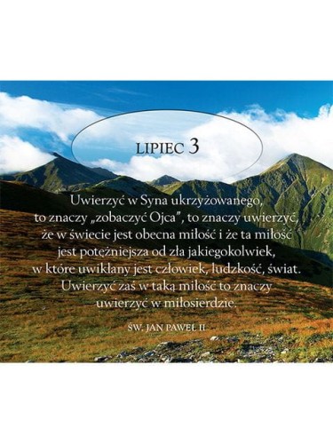 Codziennik na biurko. 365 myśli o Bożym Miłosierdziu