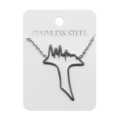 Naszyjnik - krzyżyk Tau - Stainless Steel