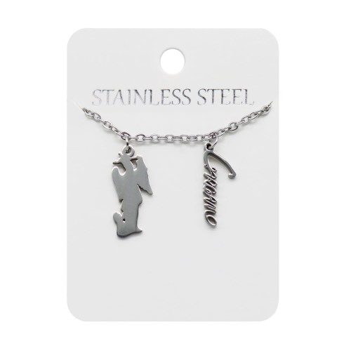 Naszyjnik - św. Michał Archanioł - objawienia - Gargano - Stainless Stell