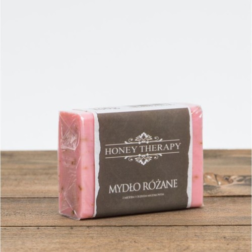Mydło różane z miodem kostka 100 g