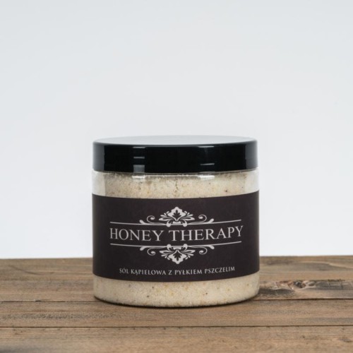 Sól kąpielowa z pyłkiem pszczelim 750g. WANILIA