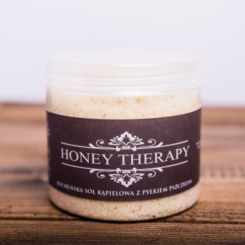 Sól kąpielowa z pyłkiem pszczelim 750g. WANILIA