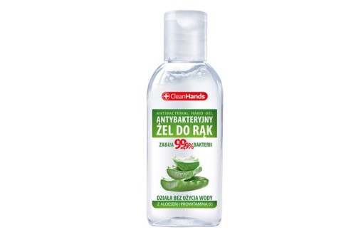 Antybakteryjny ŻEL do rąk 50 ml z aloesem i wit. B5