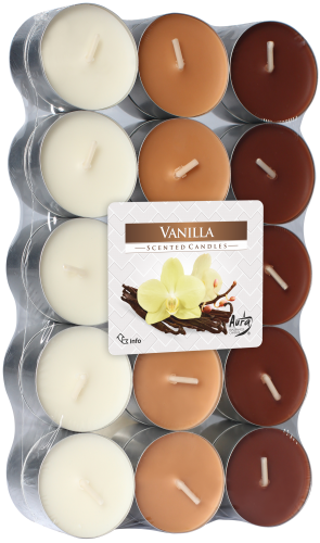 Podgrzewacze zapachowe 30szt - WANILIA tealight