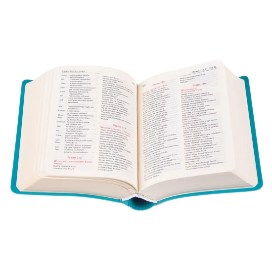 Biblia Tabor flex - Turkusowy - mała i podręczna