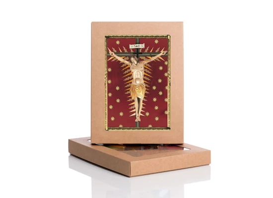 Ikona Krzyż Świętego Marcelego - chroniący od zarazy z certyfikatem - 17x23cm