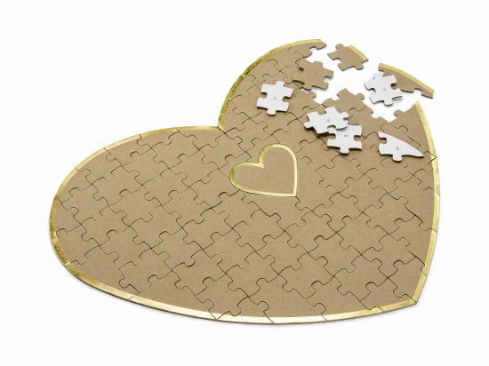 Księga gości - puzzle na pamiątkowe życzenia