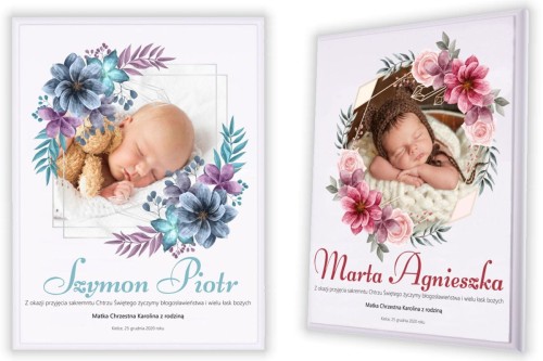 Wyjątkowa pamiątka ze zdjęciem na białym podkładzie - prezent NADRUK UV