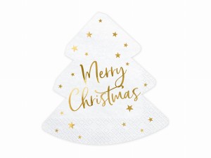 Serwetki świąteczne Choinka - Merry Christmas - 20 szt