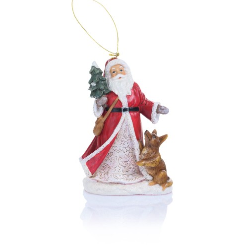 Święty Mikołaj - zawieszka - 12,5cm