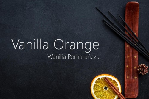 Kadzidło Indyjskie patyczki - Wanilia Pomarańcza