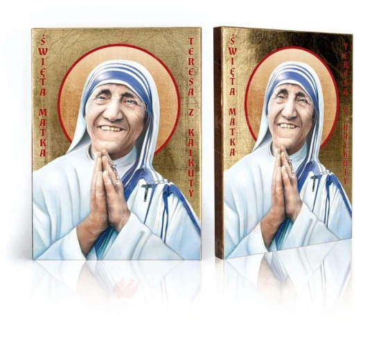 Ikona Matka Teresa z Kalkuty z certyfikatem - 17x23cm