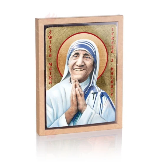Ikona Matka Teresa z Kalkuty z certyfikatem - 17x23cm