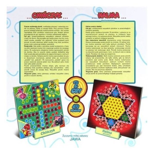 Jawa, gry planszowe Chińczyk + Halama