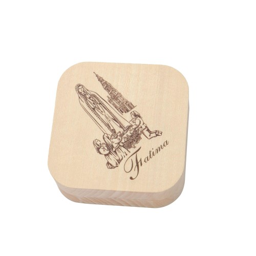 Pudełeczko magnetyczne na różaniec - Objawienie Fatimskie - bez różańca