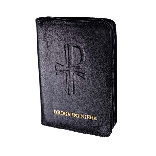 Etui EKO skóra do modlitewnika Droga do Nieba - zwykła, kolor czarny