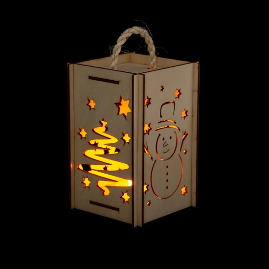 Lampion adwentowy EKO - świąteczny